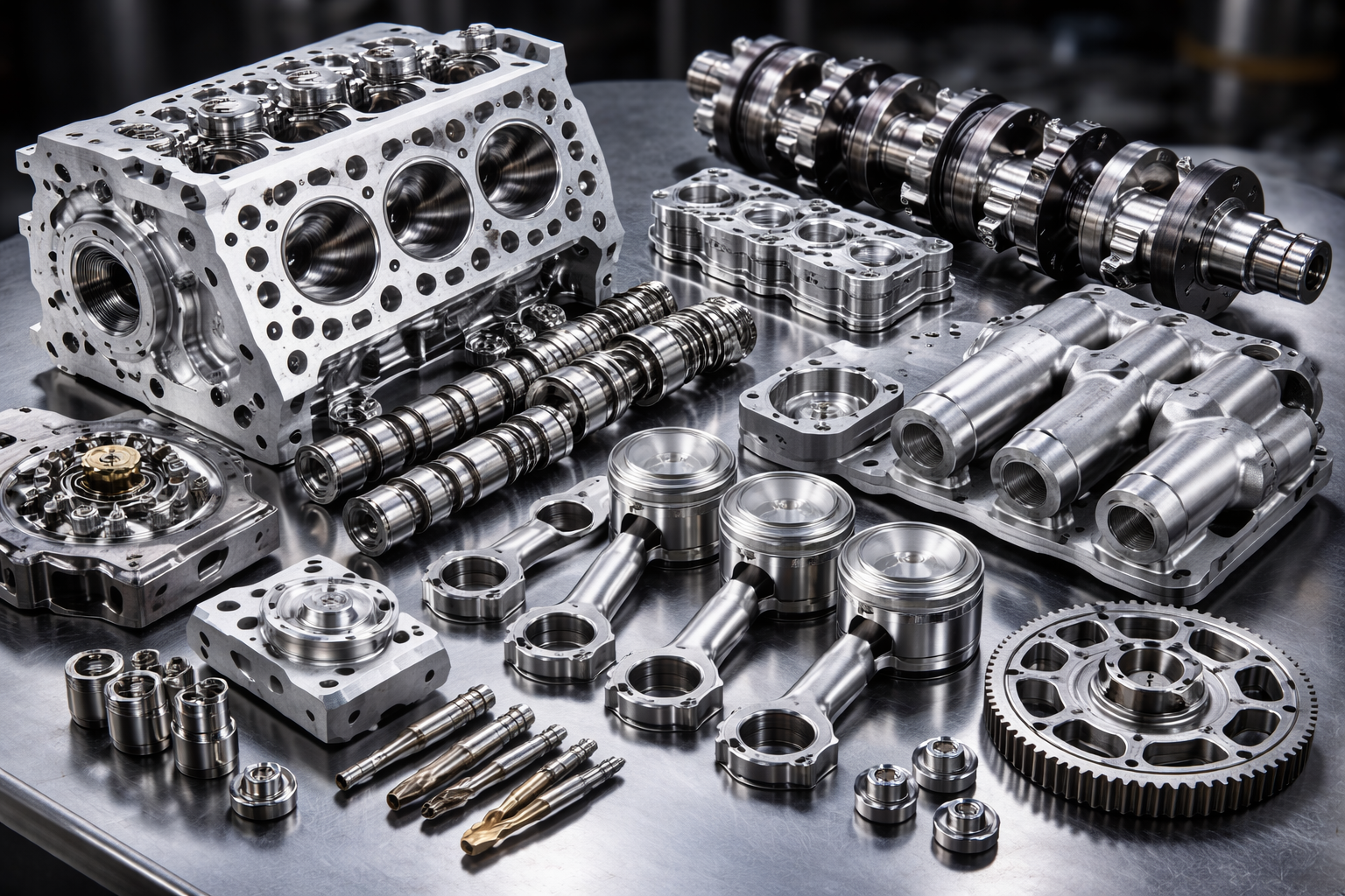 Precision CNC Engine Components