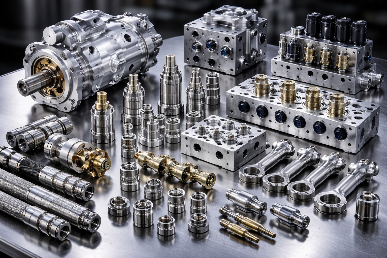 Precision CNC Hydraulic Components