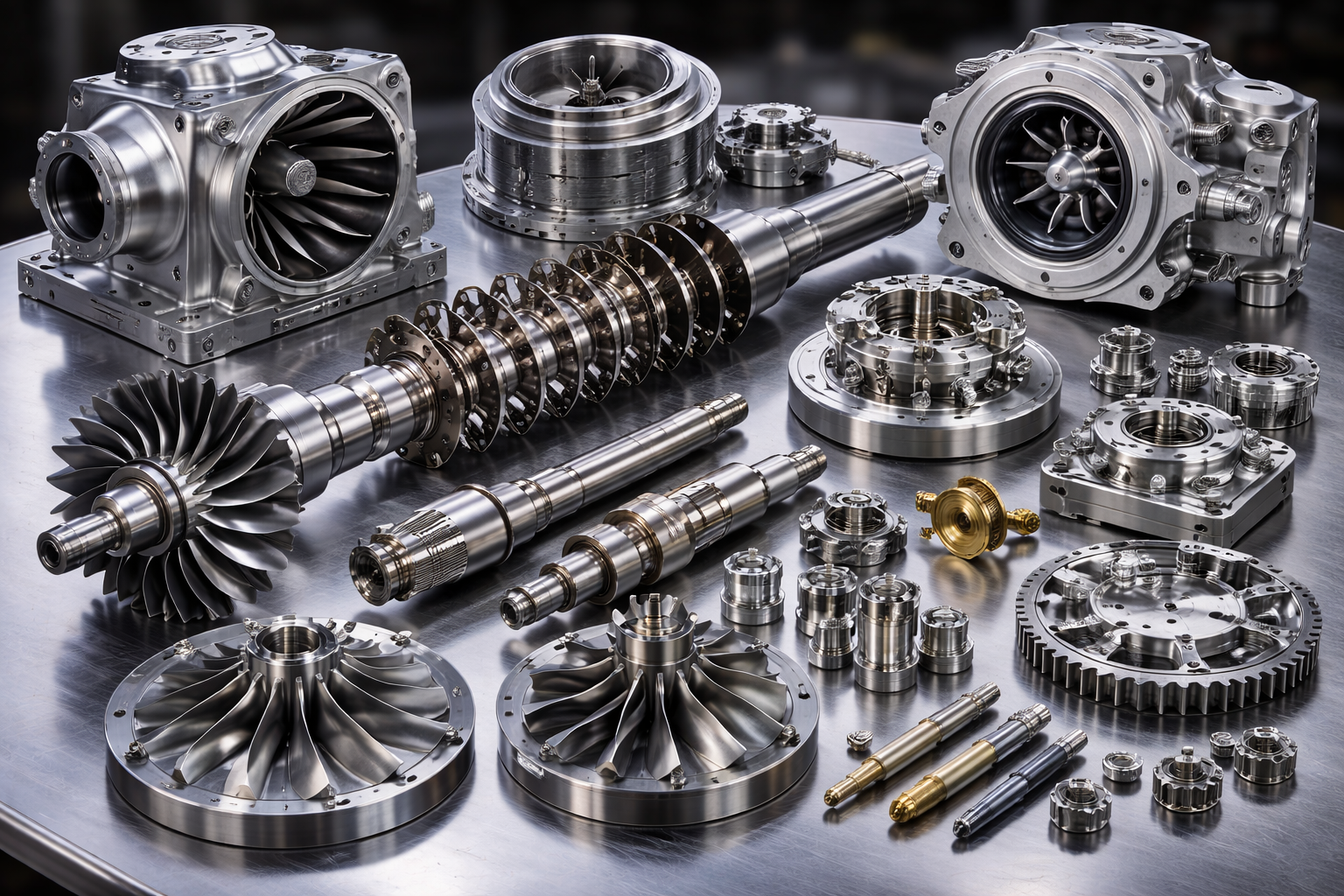 Precision CNC Turbine Components
